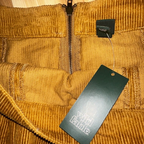 Wild Fable Brown Asymmetrical Mini Skirt - Picture 2 of 5